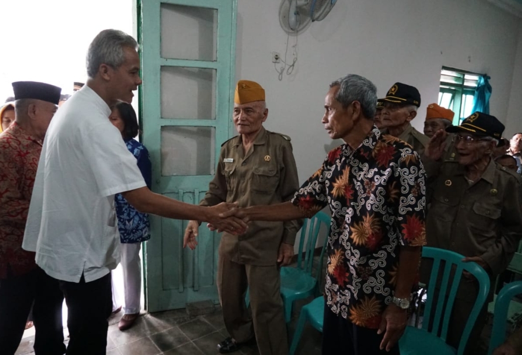 Ganjar Ajak Veteran Lawan Ideologi Teroris