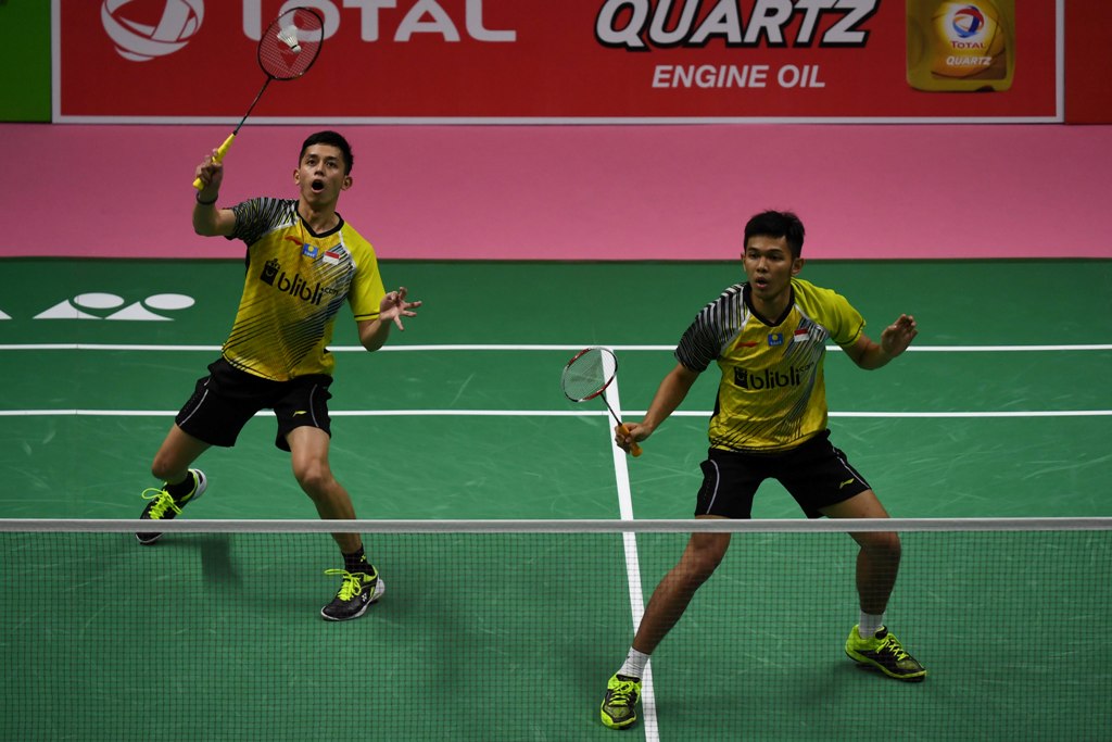 Fajar/Rian Bawa Tim Thomas Tembus Semifinal