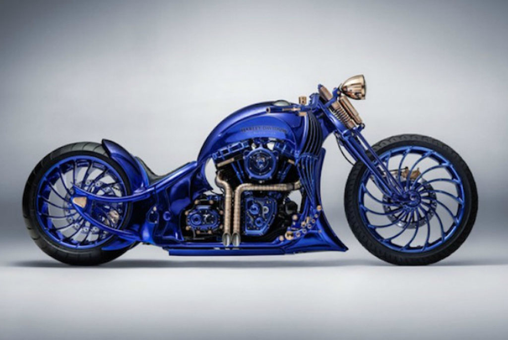 Bertabur Perhiasan, Ini Motor Kustom Termahal di Dunia