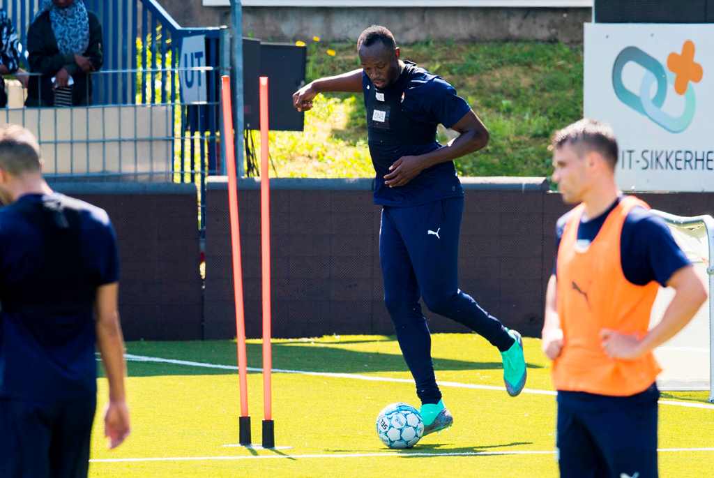 Usain Bolt Berlatih di Klub Norwegia