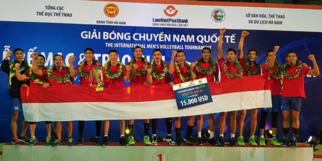 Tim Bola Voli Putra Indonesia Diguyur Bonus Rp200 Juta