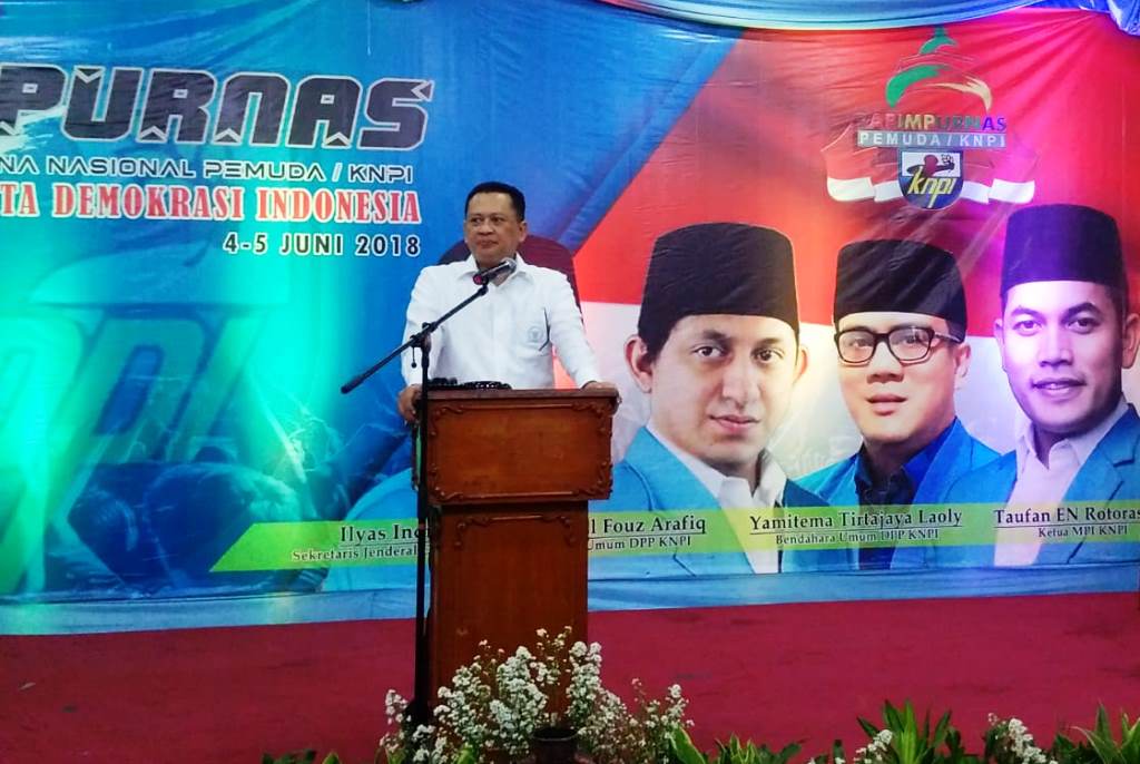 Bamsoet : KNPI Tidak Boleh Terpecah Belah