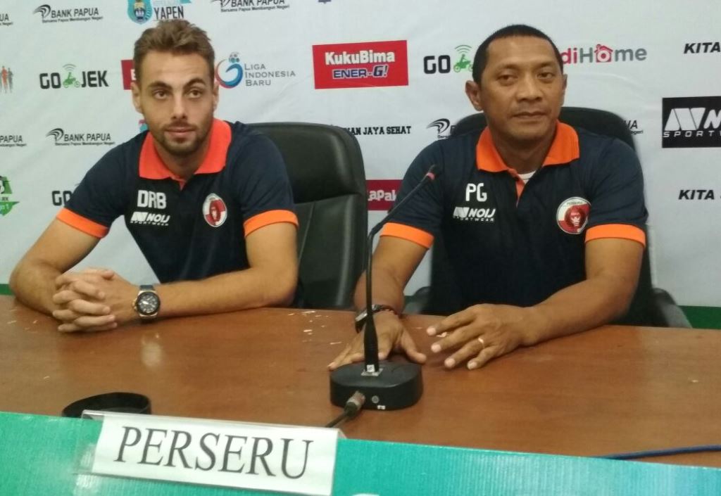 Janji Pelatih Perseru Jelang Melawan Arema