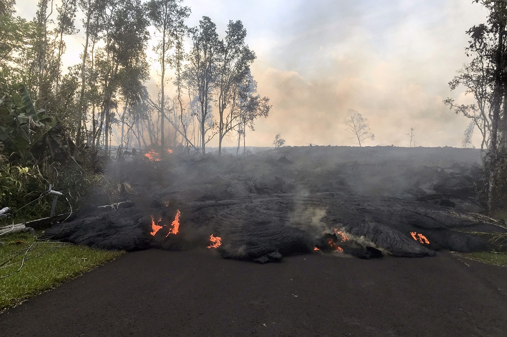 Ratusan Rumah Hancur Terkena Lava Gunung Kiluaea Hawaii