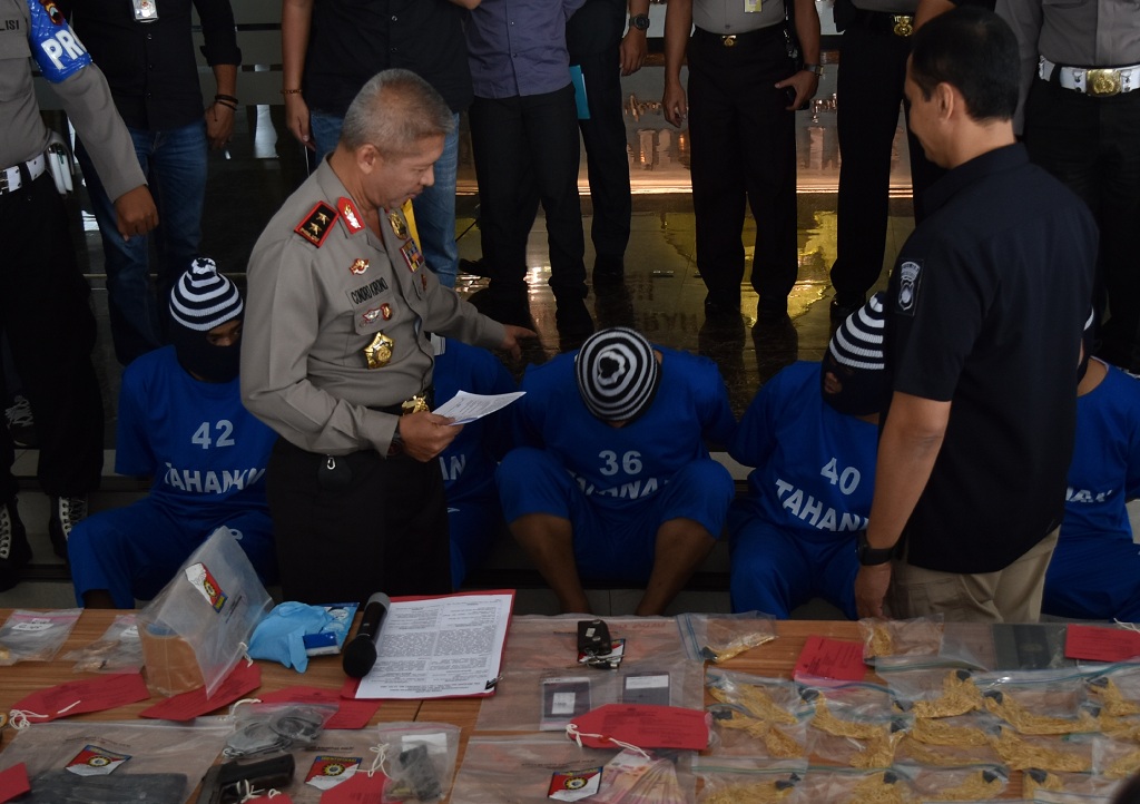 Komplotan Perampok Emas Lintas Provinsi Ditangkap