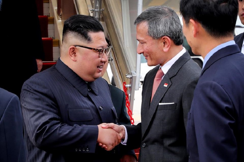 Kim Jong-un Tiba di Singapura