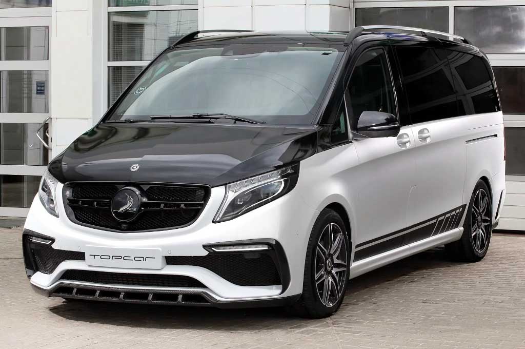 Tambah Body Kit, Tampang V-Class ini jadi Agresif