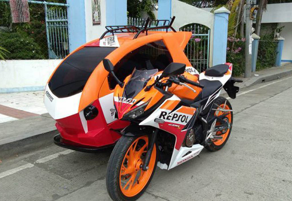 Honda CBR150R Pede Pakai Sespan Kelir Repsol Honda