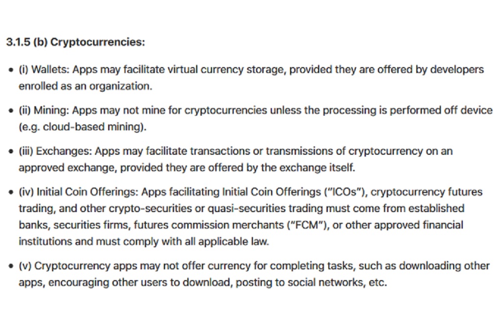 Apple Larang Aplikasi Mata Uang Kripto di iPhone