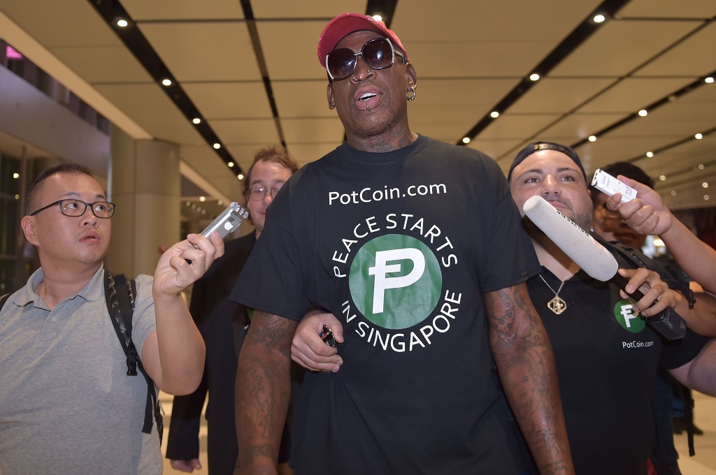 Dennis Rodman Menangis Saksikan Pertemuan Trump-Kim