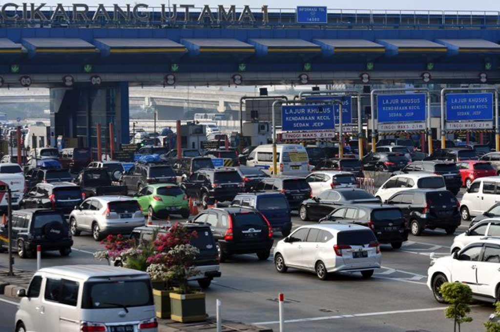 H-3, 92.229 Kendaraan Pemudik Bakal Lintasi Tol Jakarta-Cikampek