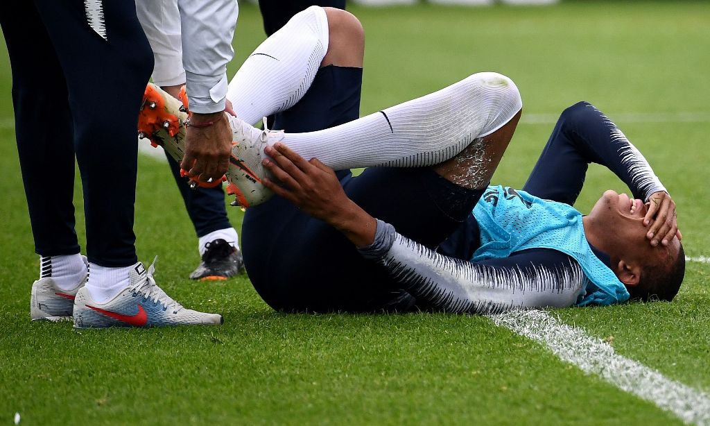 Kylian Mbappe Cedera saat Latihan Timnas Prancis