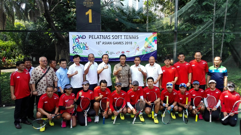 Akhiri Uji Coba, Tim Soft Tenis Indonesia Berjaya di Thailand