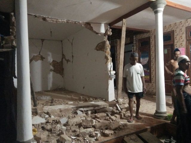 77 Rumah di Sumenep Rusak Akibat Gempa