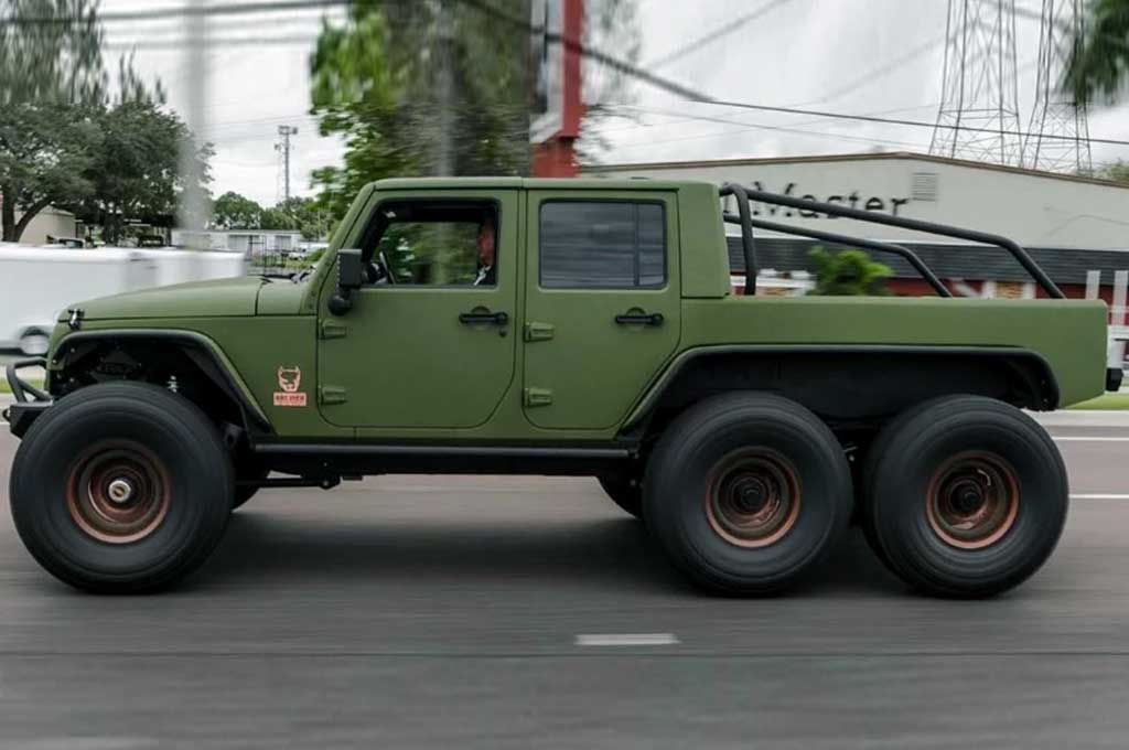 Jeep Wrangler 6x6 Garapan Bruiser Conversions