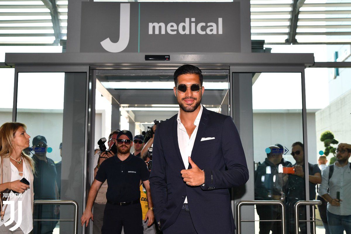 Emre Can Tiba di Markas Juventus