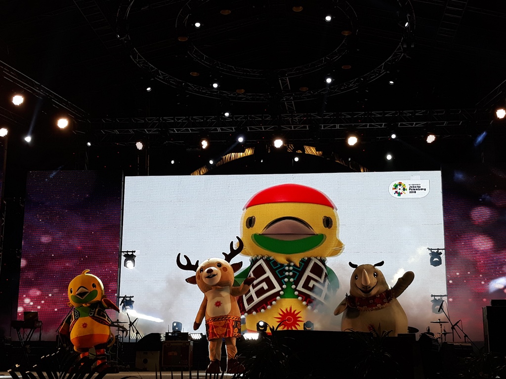 Maskot Asian Games Diperkenalkan ke Pengunjung PRJ
