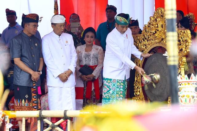 Presiden Jokowi Buka Pesta Kesenian Bali 2018