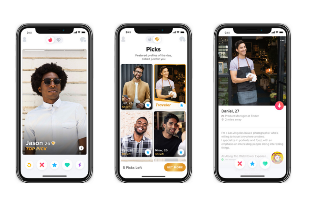 Tinder Uji Fitur Baru, Picks