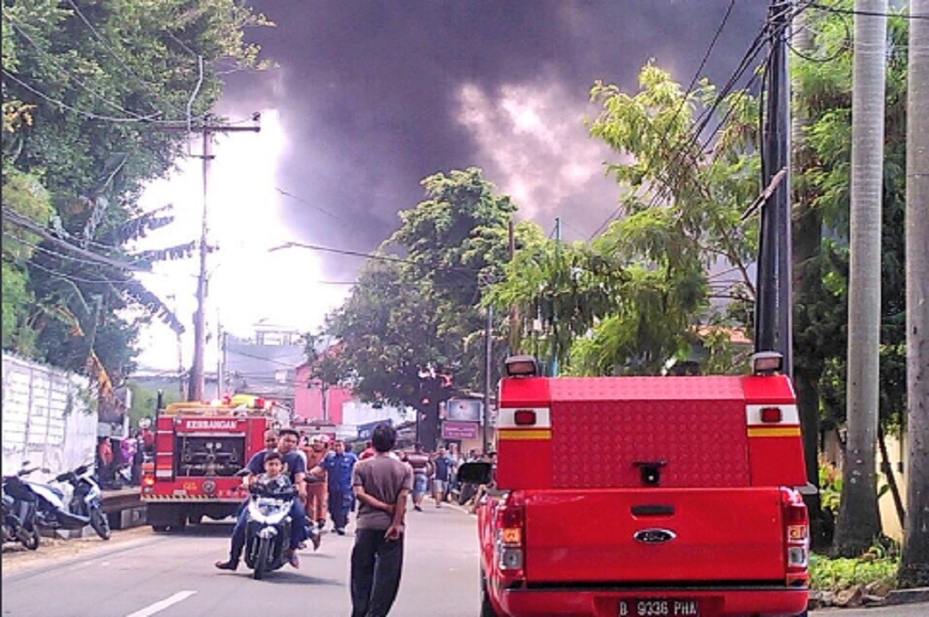 Permukiman di Kedoya Jakbar Terbakar