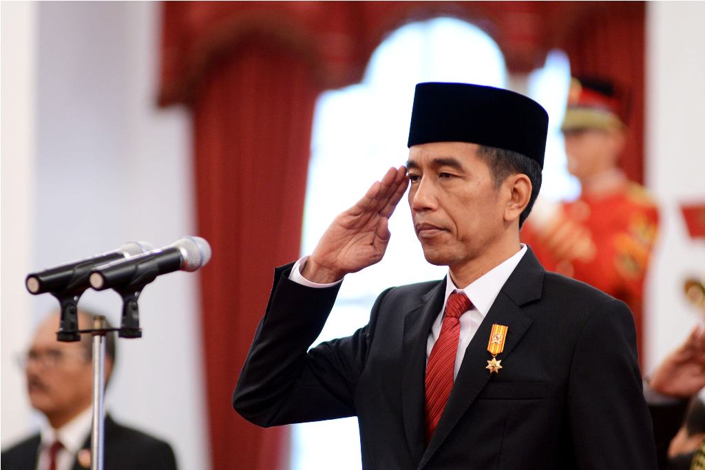 Jokowi Terima Menlu Jepang