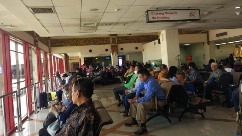 Penerbangan di Bandara Juanda Sempat Mengalami Penundaan