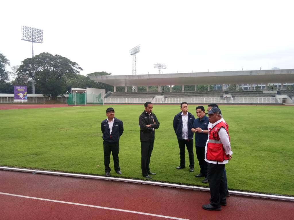 Jokowi Pastikan GBK Siap untuk Asian Games