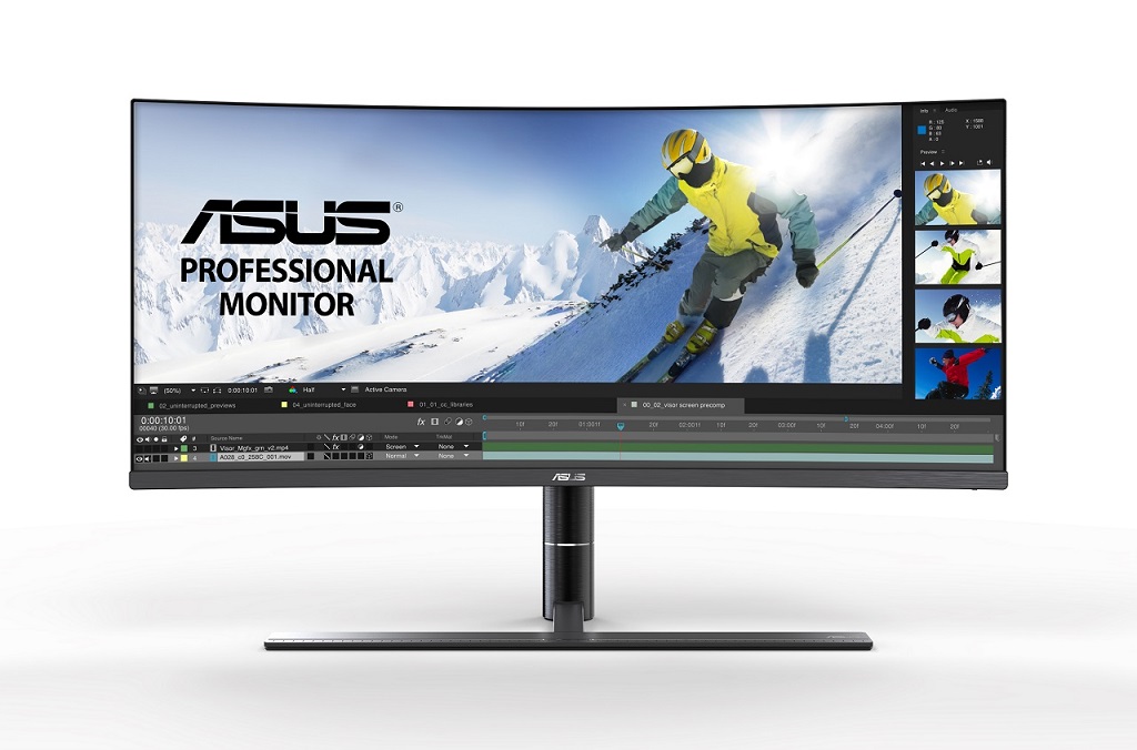 ASUS Punya Monitor Profesional Lengkung ProArt PA34V