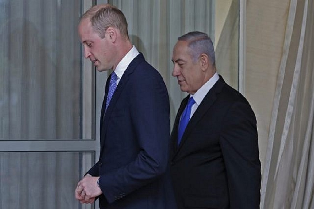 Pangeran William ke Israel Tegaskan Solusi Dua Negara
