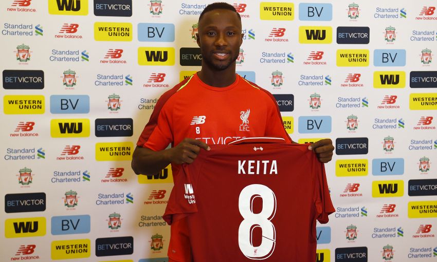 Naby Keita Kenakan Nomor Punggung Warisan Milik Steven Gerrard