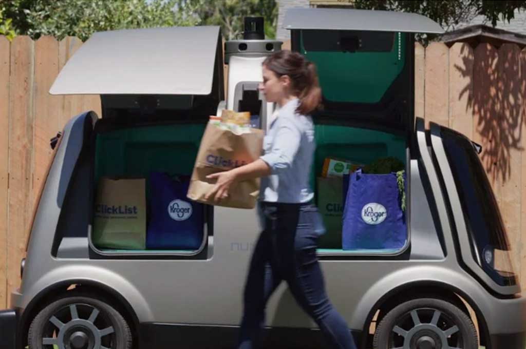 Kroger dan Nuro, Mobil Otonom Layanan Pengantar Barang