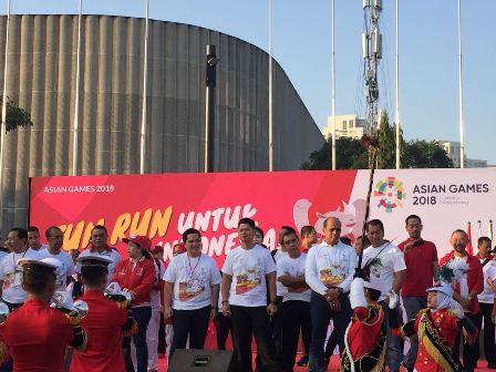 Warga Mulai Terjangkit Demam Asian Games