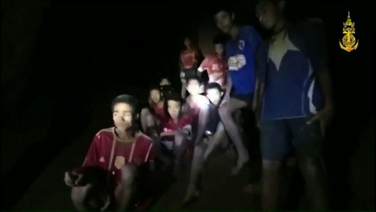 Help Reaches Thai Cave Boys after Days Trapped Underground