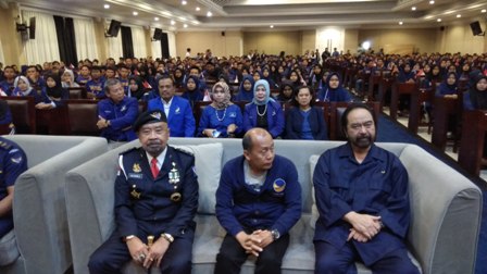 Surya Paloh Hadiri Penutupan Sekolah Politik Muda NasDem