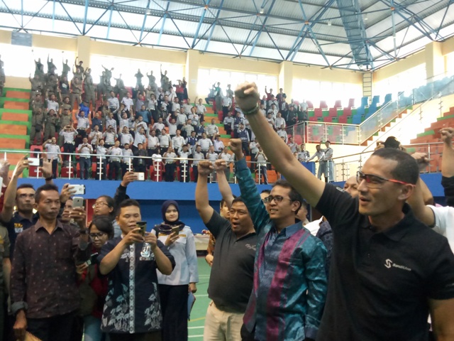 Sandi Janjikan Kesejahteraan Satpol PP dan Dishub DKI