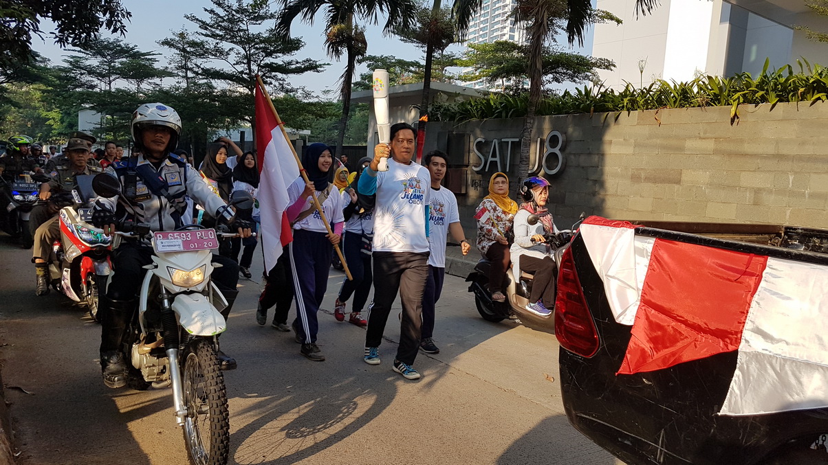 Kedoya Selatan Titik Awal Jelang Obor Asian Games 2018