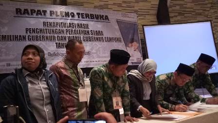 Hasil Penghitungan KPU Lampung Sesuai Prediksi Tim Arinal Nunik