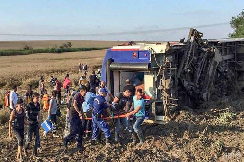 Kecelakaan Kereta di Turki Tewaskan 10 Orang