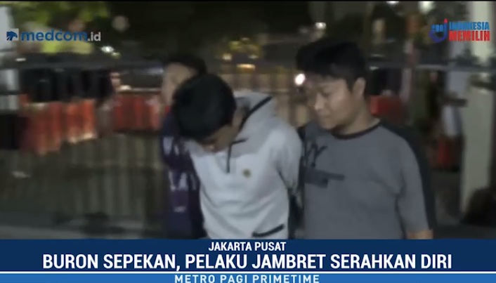 Takut Ditembak, Penjambret Penumpang Ojol Menyerahkan Diri