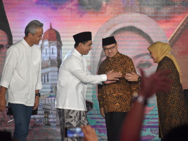 Sudirman-Ida Ucapkan Selamat atas Kemenangan Ganjar-Yasin