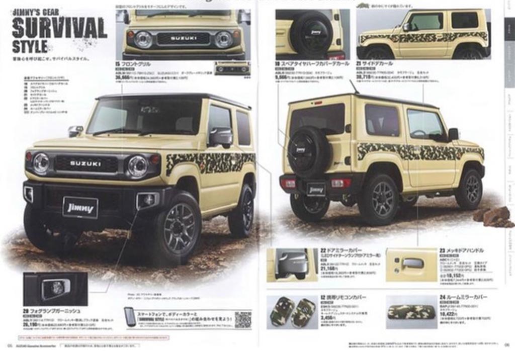 Intip Aksesoris Resmi Suzuki Jimny Terbaru