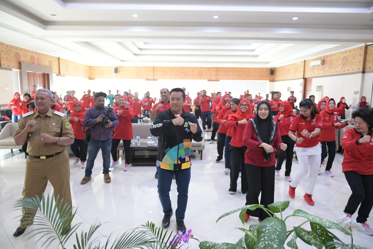 Menpora Promosikan Asian Games melalui Senam Kebugaran