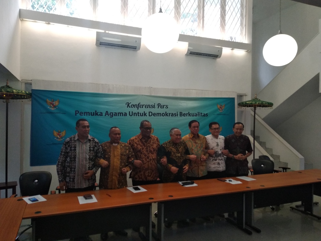 Pemuka Agama Tuntut Pemilu 2019 Bebas Hoaks