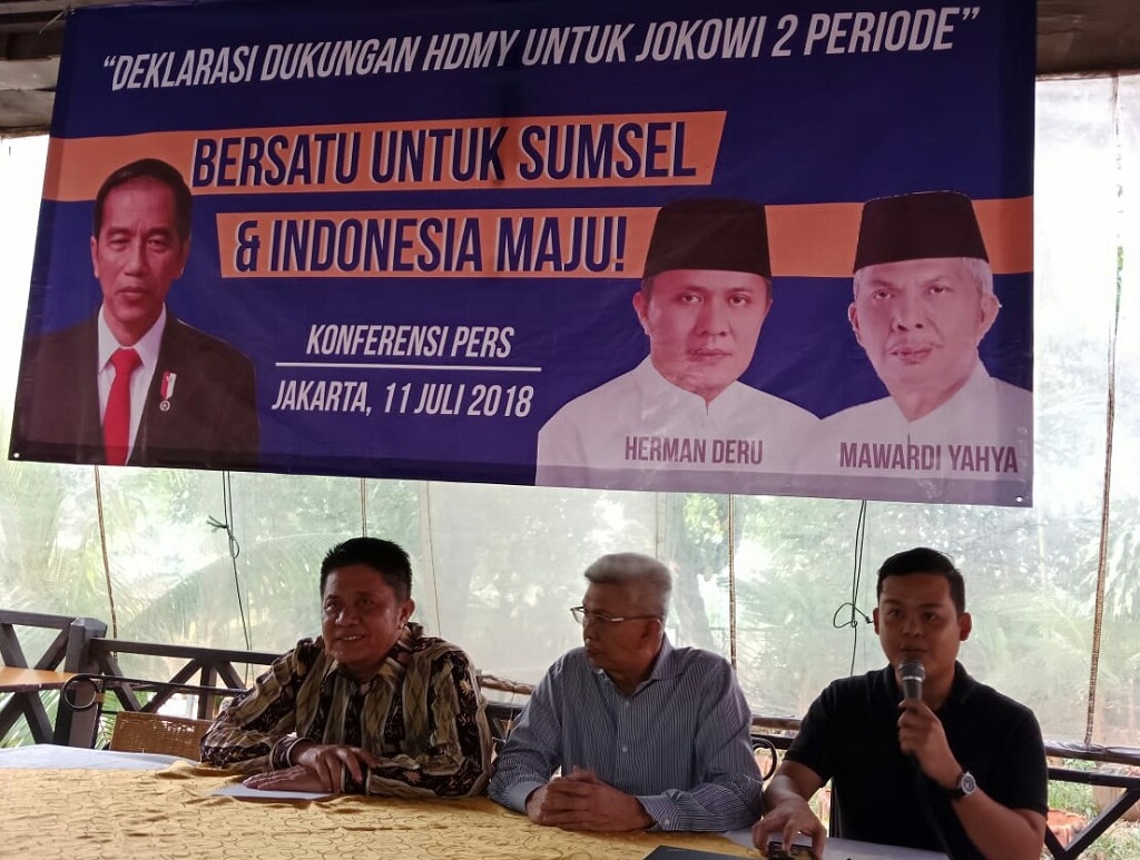 Herman-Mawardi Deklarasi Dukung Jokowi