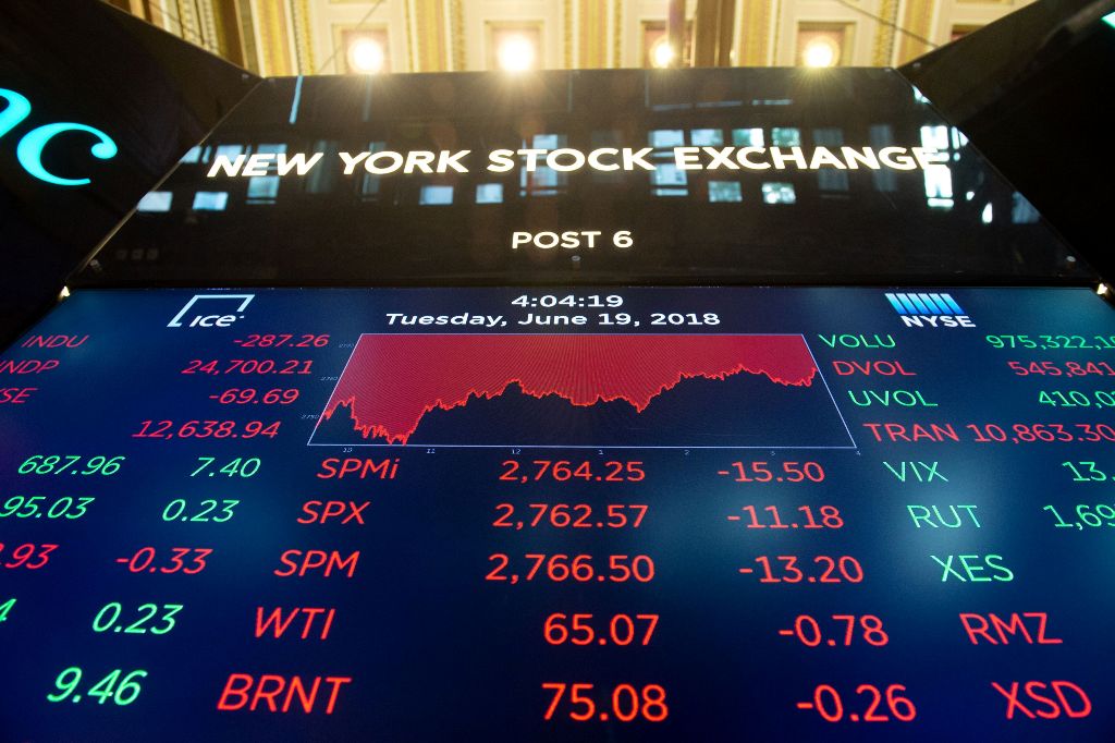 Ketegangan Perang Dagang AS-Tiongkok Tekan Wall Street