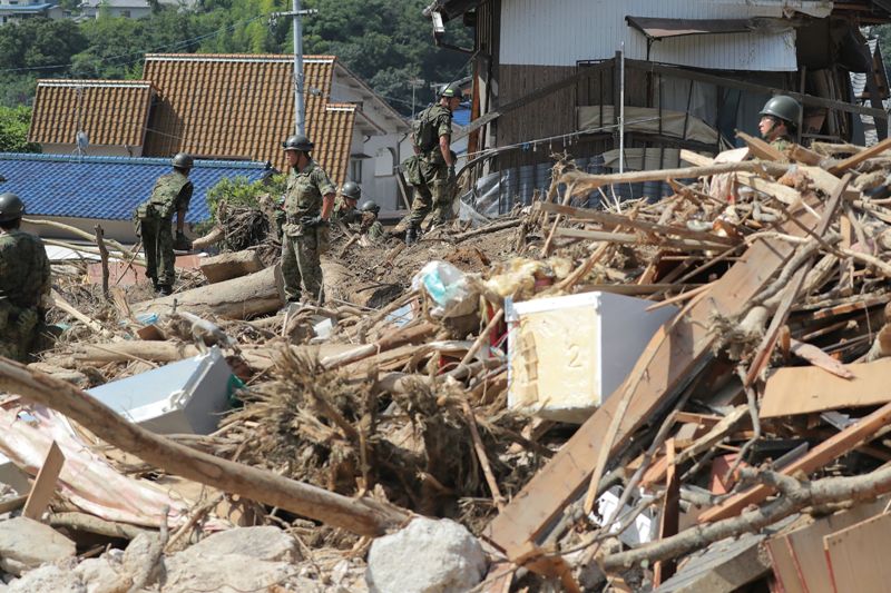 Korban Tewas dalam Bencana Hujan Jepang Capai 199 Orang