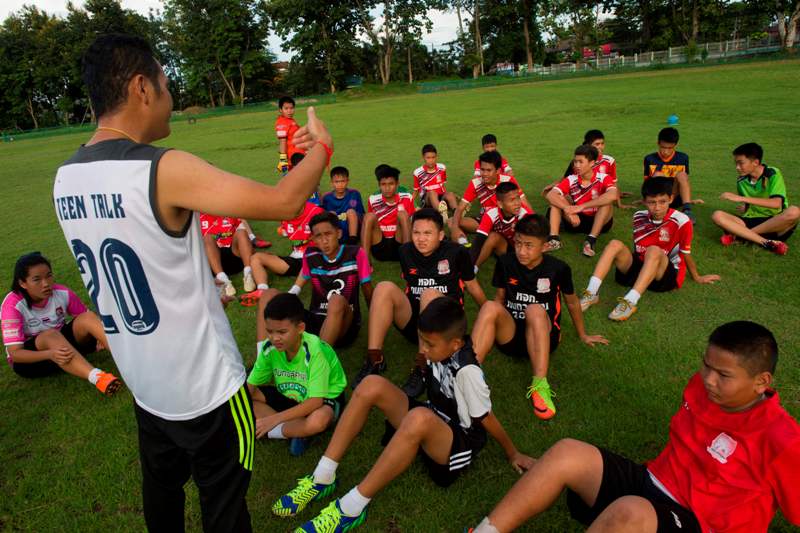 Tim Sepakbola 'Wild Boars' Thailand Kembali Berlatih