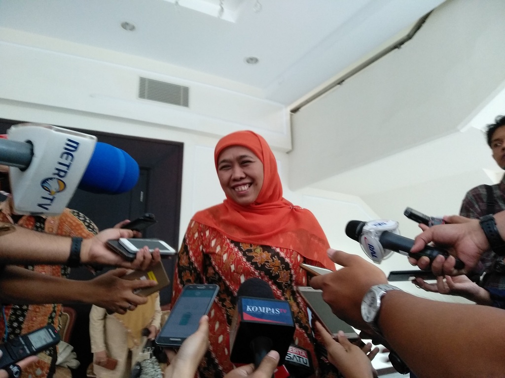Khofifah Pastikan Muslimat NU dan Warga Jatim Dukung Jokowi