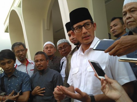 Sandiaga Minta Ojek Online tak Demo pada Pembukaan Asian Games