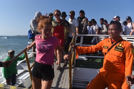 148 Wisatawan Asing Dievakuasi dari Gili Trawangan